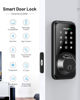 Picture of WiFi Smart Deadbolt Lock, Zowill Fingerprint Door Lock with APP & Voice Control, 7-in-1 Smart Door Lock for Front Door, Touchscreen Keyless Entry Door Lock, Work with Alexa, Ekey Sharing, Auto Lock