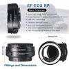 Picture of Lens Adapter EF-EOS R Compatible for Canon EF/EF-S Lens to RP R5 R6 Camera, Lens Mount Adapter Converter with Detachable ND Filter