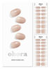 Picture of ohora Semi Cured Gel Nail Strips (N Mild Latte) - Works with Any Nail Lamps, Salon-Quality, Long Lasting, Easy to Apply & Remove - Includes 2 Prep Pads, Nail File & Wooden Stick - Beige