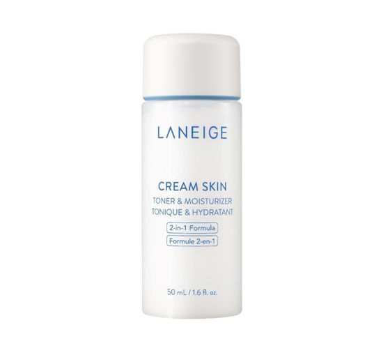 Picture of LANEIGE Mini Cream Skin Toner & Moisturizer: 2-in-1 Amino Acid Rich Liquid, Soothe, Hydrate, and Strengthen Skin's Moisture Barrier, 1.6 fl. oz.