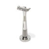 Picture of Leaf Shave | The Twig Razor & Thorn Razor Stand, Chrome - Weighted Metal Razor Stand with Non-Slip Grip