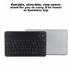 Picture of ASHATA Bluetooth Keyboard 10.1 Inch Ultra Thin Multi Device Keyboard with 80 Key, Russian/English Dual Language for iPad Tablet Phone PC and Other Bluetooth Devices, Universal Use