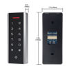 Picture of Door Access Control System, 125KHz Proximity ID Card Access Control Keypad Support 1000 Users ID Card Reader Digital Keypad + 5PCS Keychains for Entry Access Controller Gate Opener