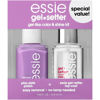 Picture of Essie Gel Setter Longwear & Shine Color Kit, Play Date, Bright Purple Nail Polish + Top Coat, Gifts For Women And Men, 0.46Oz Each