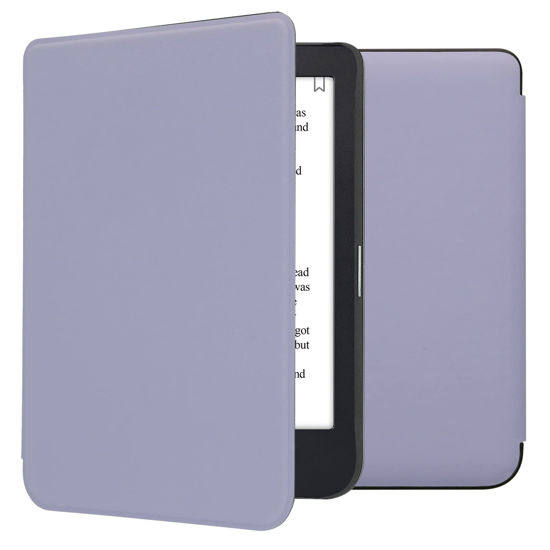 Picture of kwmobile Case Compatible with Kobo Clara 2E / Tolino Shine 4 Case - Cover for eReader with Magnetic Closure - Lavender