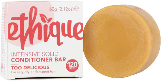 Picture of Ethique Too Delicious - Intensive Solid Conditioner Bar for Dry, Damaged & Dull Hair- Vegan, Eco-Friendly, Plastic-Free, Cruelty-Free, 2.12 oz (Pack of 1)