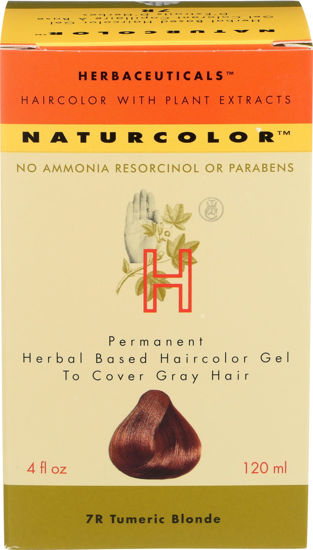 Picture of naturcolor Haircolor - Turmeric Blonde Hair Dye, 4 Fl Oz (7R)