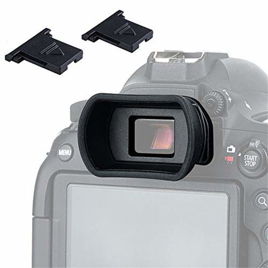 GetUSCart- Camera Viewfinder Eyepiece Eye Cup + Hot Shoe Cover for Canon EOS  5D Mark II 5D 6D Mark II 6D 90D 80D 70D 60D 50D 40D 77D Rebel T7i T6s T6i
