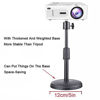 Picture of Desktop Mini Projector Stand, Angle Adjustable Projectors Stand with 1/4in Mounting Screw Length 7.9-11.in / 20-28cm Loading 11lbs Mini Tabletop Mount for Projector Camera