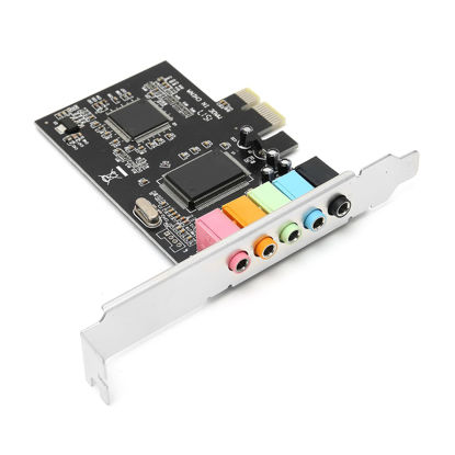 Picture of PCIe Sound Card, 6 Channel PCIE Audio Digital Sound Card Adapter, for CMI8738 5.1 Internal Surround Sound Card, for Windows 7, Vista, XP 32, 64bit