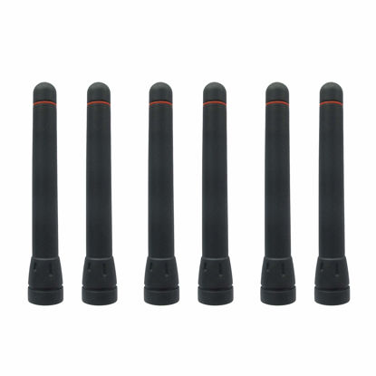 Picture of 6 x 3.5 inch UHF 400-470MHz Stubby Antenna for ICOM Handheld Two Way Radio FA-SC73US IC-F21 F24 F43 F44 F4000 F4001 F4010 F4011 F4023 F4026 F4018 F4161 Replacement Antenna