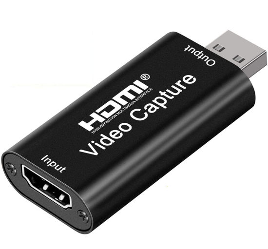 Picture of ORIVISION Audio Video Capture Cards Cam Link Card HDMI to USB 2.0 Full HD Record via DSLR Camcorder Action Cam for Acquisition Live Streaming Gaming Teaching Conference（Support VLC/OBS/Amcap）