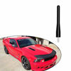 Picture of Black 3.6" Aluminum Short Direct Replacement Screw Thread Performance Antenna Mast Whip fits Ford 1995-2010 Ford Explore, 1994-2009 Ford Mustang