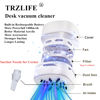 Picture of TRZLIFE Desk Vacuum Cleaner, Upgraded Mini Table Vacuum Improved Details High Suction Durable Rechargeable Energy Saving Quiet Mini Vac Pick up Tiny Items Crumbs Flakes for Desktop Drawer Countertop