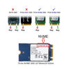 Picture of cablecc M.2 NGFF M-Key NVME SSD Convert Card fit for Pro 2016 2017 13" A1708 A1707 A1706