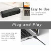 Picture of USB Computer Speaker,USB Powered Mini Soundbar Speaker,Laptop Stereo Speakers with Space Saving Design for Computer Laptop Desktop PC Dorm Offce Desk Restaurant