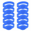 Picture of 10pcs RFID Wristband, RFID Bracelet 125Khz RFID Wristband Silicone Bracelet IP68 Waterproof ID Card Sauna Card Access Control Wristband for Hotel Swimming Pool Sauna Room (Blue)