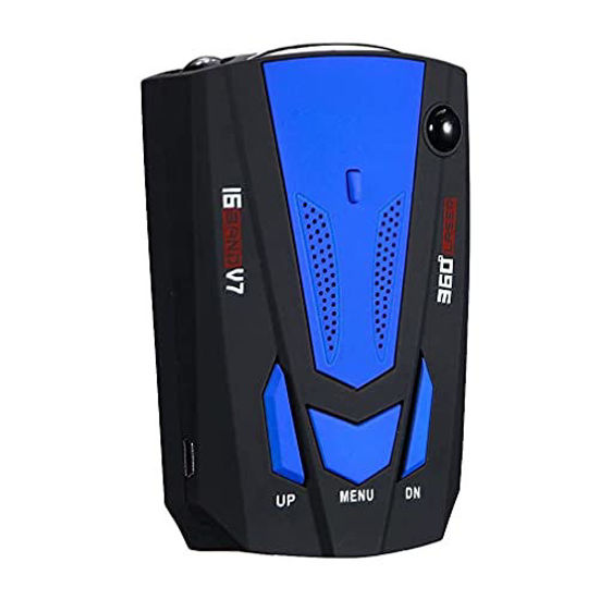 Picture of JahyShow Car Radar Detector 360° GPS Speed Police Safe 16 Band Voice Alert Laser (Blue)