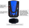 Picture of JahyShow Car Radar Detector 360° GPS Speed Police Safe 16 Band Voice Alert Laser (Blue)