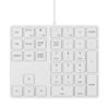 Picture of Merdia Numeric Keypad Wired Numpad 34 Keys External Mini Slim Keyboard Magicforce for Financial Cashier Securities-White