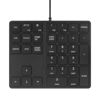 Picture of Merdia Numeric Keypad Wired Numpad 34 Keys External Mini Slim Keyboard Magicforce for Financial Cashier Securities-Black