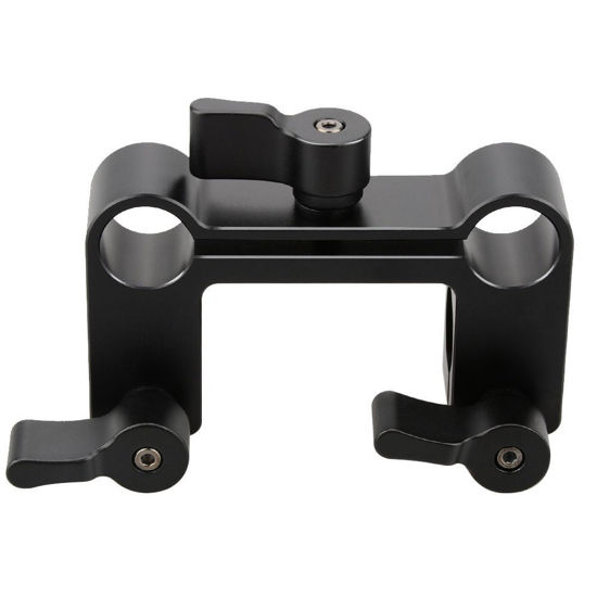 Picture of CAMVATE 15mm Rod Offset Railblock 90 Degree DSLR Support Set - 0945