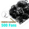 Picture of VAVALASH 500 Fans Premade Fans Eyelash Extensions 9-16mm Length Premade lash Fans 5D 6D 7D 8D 10D 12D 14D Handmade Promade Loose Fans Thin Base Premade Volume Lash Extension(12D-0.07-D-13mm)