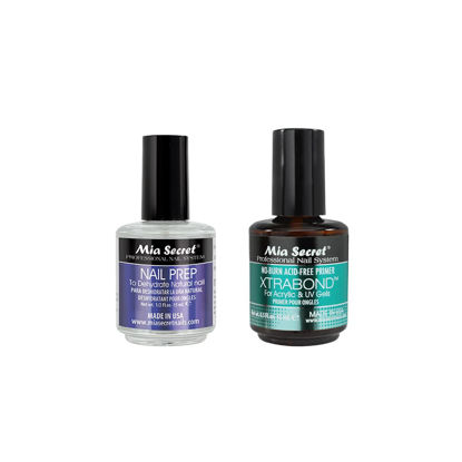 Picture of Mia Secret Professional Nail Prep pH Balance Dehydrator & XtraBond Acid-Free Primer 0.5 oz +