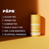 Picture of PAPR-All Natural Deodorant In Sustainable Zero Waste Paper Packaging, Vegan Deodorant for Men and Women, No Artificial Fragrance, Aluminum and Cruelty Free, Bright Shiny Morning - Grapefruit