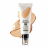 Picture of YADAH Silky Fit Concealer BB Power Brightening 1.18 Ounce 21 Light Beige, 2 in 1 Base Makeup Natural Ingredients Foundation Cream