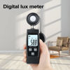 Picture of Light Meter, XRCLIF Handheld Lux Meter for Ambient Light Intensity Monitoring, Digital Photometer Range up to 200,000 Lux, Photo Illuminance Sensor with MAX/MIN Data Hold for Grow Plants Led