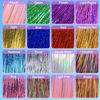 Picture of AMchoice Hair Tinsel Kit with Tools 16 Colors 8000 Strands Fairy Hair Tinsel Heat Resistant Sparkling Shiny Tinsel Hair Extensions 48 Inch Colorful Hair Tinsel strands Kit