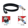 Picture of Heretom External Mini SAS 28AWG Male 26Pin SFF-8088 to Internal Mini SAS Male 36Pin SFF-8087 Data Cable 1M 3.3feet