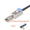 Picture of Heretom External Mini SAS 28AWG Male 26Pin SFF-8088 to Internal Mini SAS Male 36Pin SFF-8087 Data Cable 1M 3.3feet