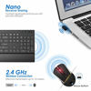 Picture of Wireless Mouse and Keyboard Combo, 2.4GHz USB Full-Sized Wireless Keyboard and Mouse Combo with Palm Rest, Ergomomic Keyboard and 3 Level Adjustable DPI Mouse, for PC, Laptop, Windows