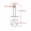 Picture of Yanyu 1 Inch Marine VHF Antenna Mounts Base,316 Stainless Steel Base Mount for Boat Include Installation Accessories Screws and Rubber Gasket