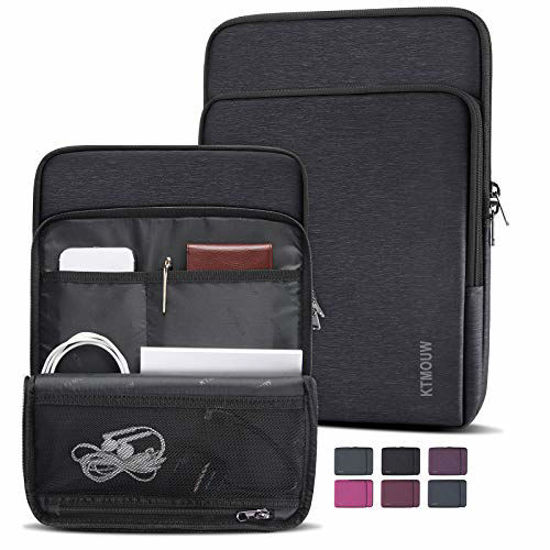 Picture of KTMOUW Laptop Case Sleeve 14 inch Waterproof Shock Resistant Laptop Cover Bag Compatible with 13" MacBook Air2014-2019,13.3-14 inch Notebook Computer Case Bag with Accessory Pocket Black