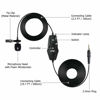 Picture of Lapel Lavalier Microphone Clip-on Lav Mic for Sony ZV-1II ZV-1F ZV-1 ZV-E1 RX100 VII A6400 A6300 A6100 A7 A7C A7S Canon G7X III M50 R6 Mark II R RP R7 R10 Nikon Z30 Z50 Z6 Z7 Panasonic GH6 G85 G95 G9