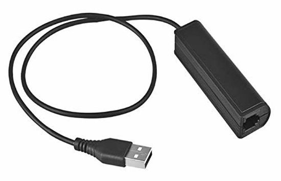 Picture of USB Plug Computer PC Laptop To RJ9 Female Adapter For Headset Work With Avaya Nortel Nt Yealink Viop POE NEC Mitel Office Desktop IP Telephone Phone Skype MSN Video Phone App Conference Work From Home