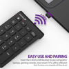 Picture of Fosmon 22 Key Numeric Keypad, Wireless USB Adapter 2.4GHz Numpad, Ten Keys Shortcut Function & Hotkey, Up to 33FT Device Distance, Compatible with USB Port Laptop, PC, Desktop, Surface Pro, Notebook