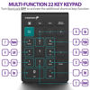 Picture of Fosmon 22 Key Numeric Keypad, Wireless USB Adapter 2.4GHz Numpad, Ten Keys Shortcut Function & Hotkey, Up to 33FT Device Distance, Compatible with USB Port Laptop, PC, Desktop, Surface Pro, Notebook