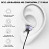 Picture of GEVO USB Earbuds Headset with Microphone for PC, USB Earphones for Computer, Headset USB with 2M/6.6FT Long Cord, Noise Cancelling Microphone USB Headphone for PC Laptop, Control & Mute Function