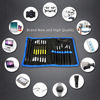 Picture of 17 in 1 Electronics Repair Tools Opening Pry Tool Kit with Dual Ends Metal Spudgers and Black Tweezers for iPad Tablets Laptop Electronics Device Mobile Phone