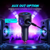 Picture of Achifine Bluetooth Car Adapter - FM Bluetooth Transmitter Car/ Music Player /Car Kit for PD 20W & QC3.0 Quick Charge, Hands-Free Calls, Hi-Fi Music, Siri Google Assistant, RGB Backlit, Aux Out