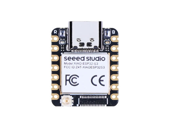 Picture of Seeed Studio XIAO ESP32S3-2.4GHz Wi-Fi, BLE 5.0, Dual-core, Battery Charge Supported, Power Efficiency and Rich Interface, Ideal for Smart Homes, IoT, Wearable Devices, Robotics