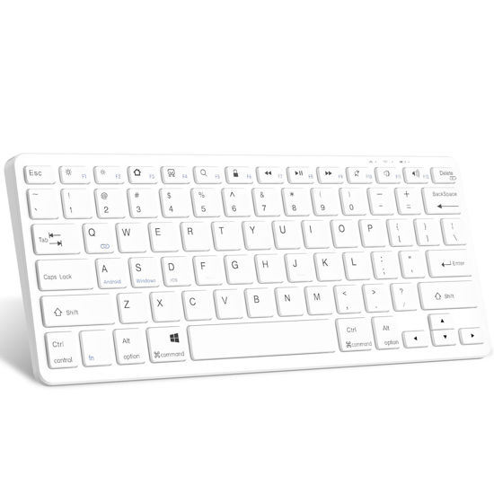 Picture of TaIYanG Bluetooth Keyboard for iPad Wireless Keyboard Compatible iPad 10th/iPad 10.2(9th/8th/7th Generation),iPad Air 5th/4th, iPad Pro 11/12.9, iPad 9.7, iPad Mini and All Bluetooth Devices (White)