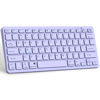 Picture of Ultra-Slim Bluetooth Keyboard Wireless Keyboard Compatible iPad 10th/iPad 10.2(9th/8th/7th Generation),iPad Air 5th/4th, iPad Pro 11/12.9, iPad 9.7, iPad Mini and All Bluetooth Devices (Light Purple)