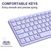 Picture of Ultra-Slim Bluetooth Keyboard Wireless Keyboard Compatible iPad 10th/iPad 10.2(9th/8th/7th Generation),iPad Air 5th/4th, iPad Pro 11/12.9, iPad 9.7, iPad Mini and All Bluetooth Devices (Light Purple)