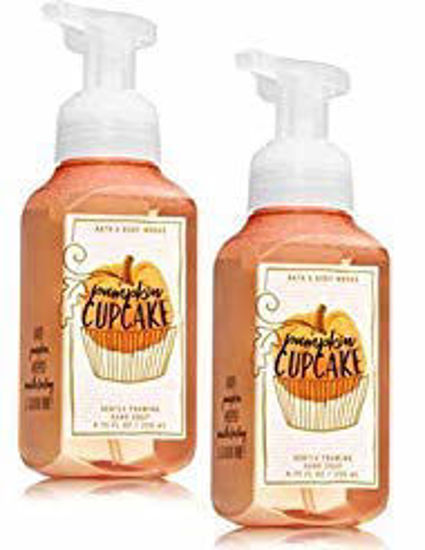 Picture of Bath and Body Works 2 Pack Pumpkin Cupcakes Gentle Foaming Hand Soap. 8 Oz