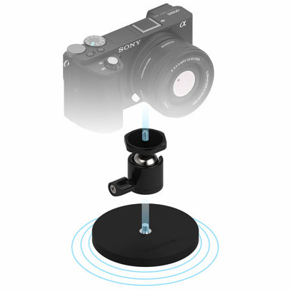 Picture of SABRENT Rubber Coated Magnetic Mount for Action Cam/Cameras and Small DSLR (CS-MG88)